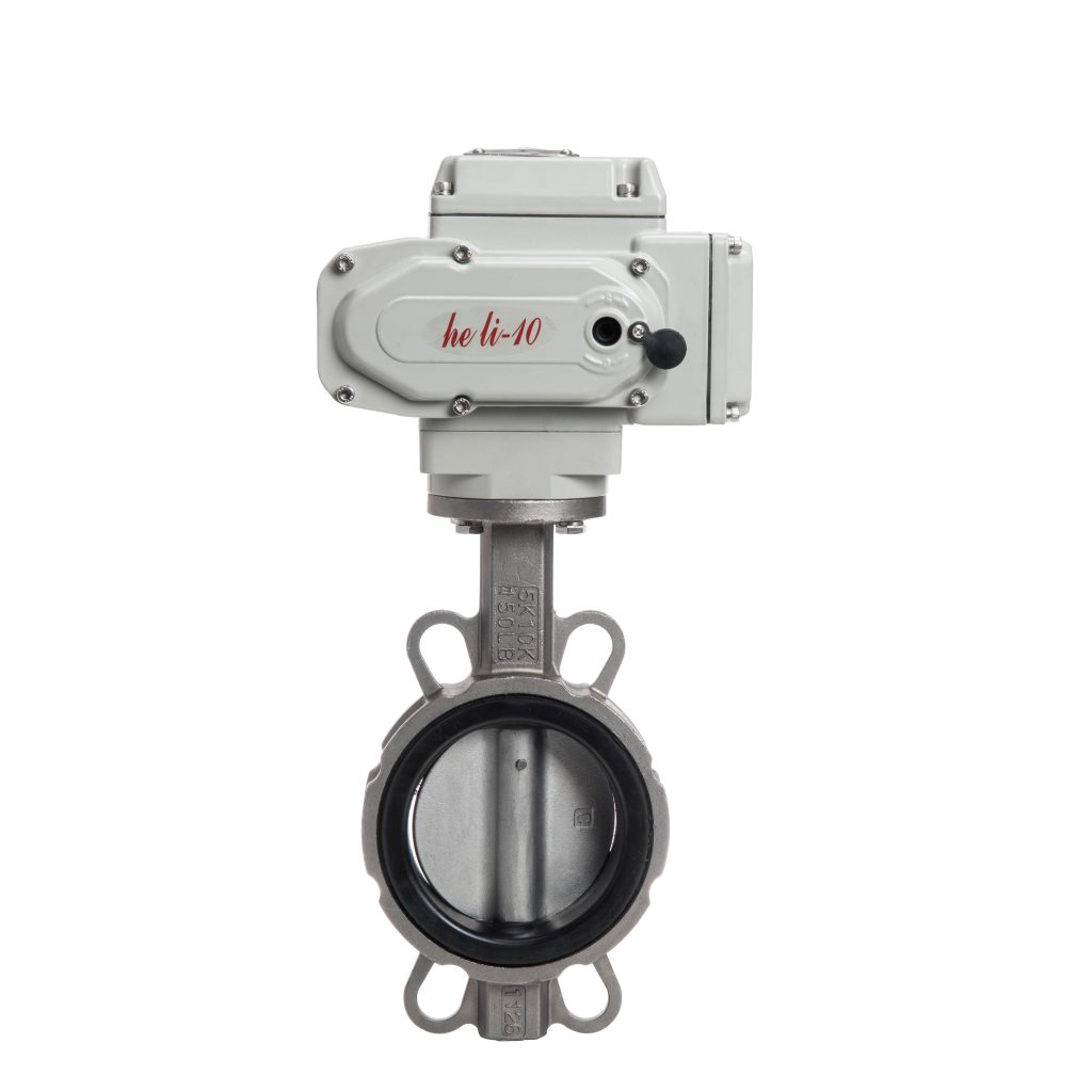 Stainless steel Electric clamp butterfly valve