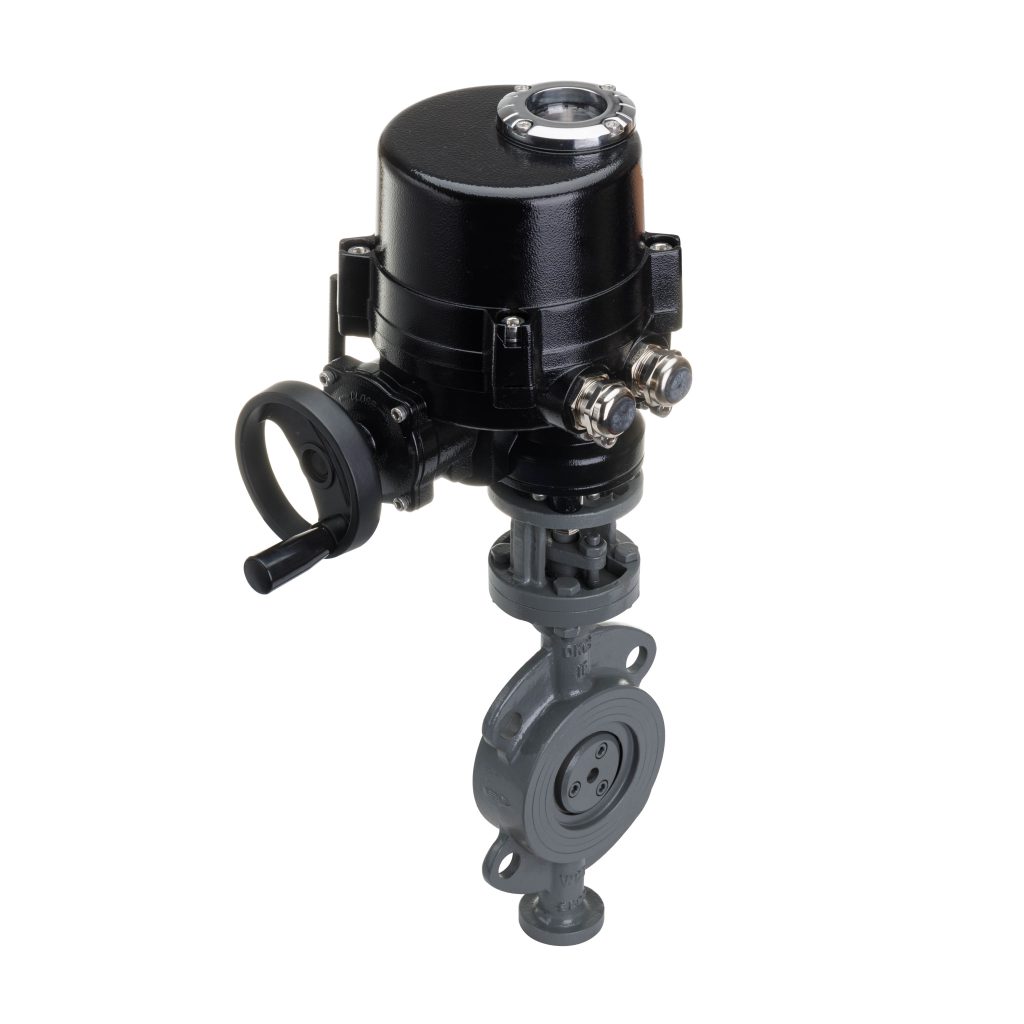 WCB Marine electric butterfly valve
